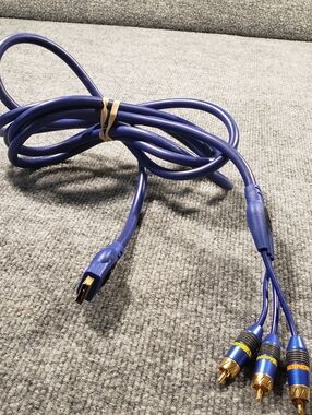 Sony  PS2 PS3 Component Cable Cord Gold Plated Monster Cable PlayStation